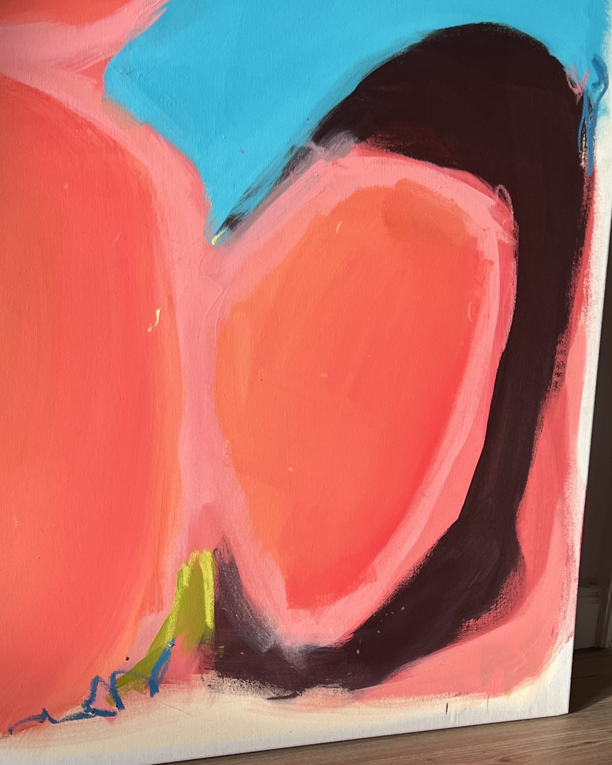Detailbild Lava Lamp Gemälde von Pauline Schulte